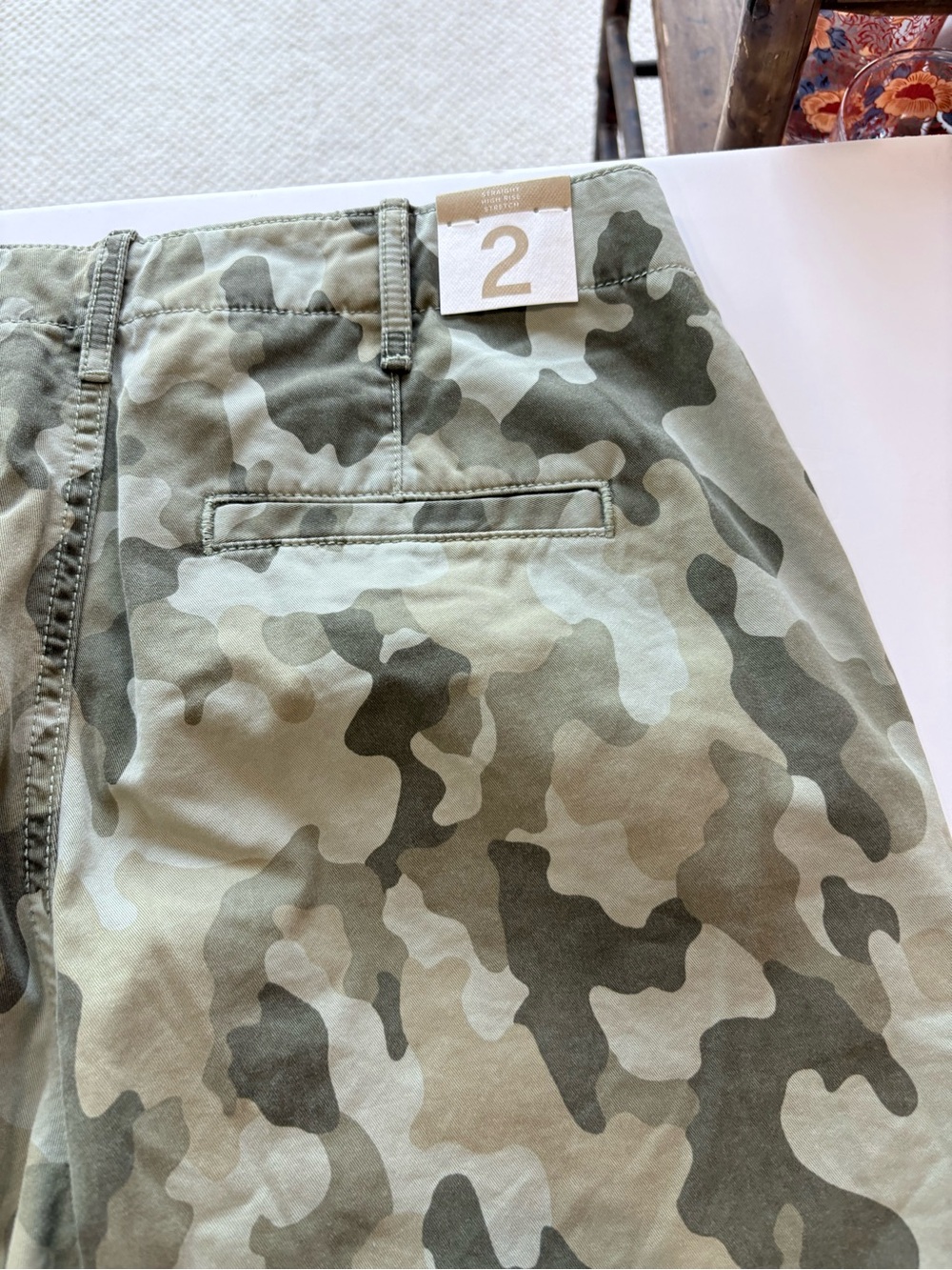 GAP Olive & Khaki Camo Chino Pants - Picture 10 of 10